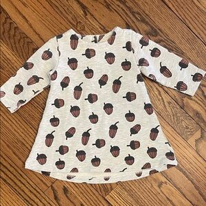 Hallmark Kids Casual Dress with Acorn Print